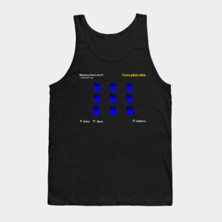 Memory Card Corrupted Data Tank Top